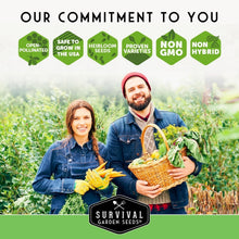 Load image into Gallery viewer, Emergency-Ready Non-GMO Seed Collection: 50 Heirloom Varieties for Home Gardens