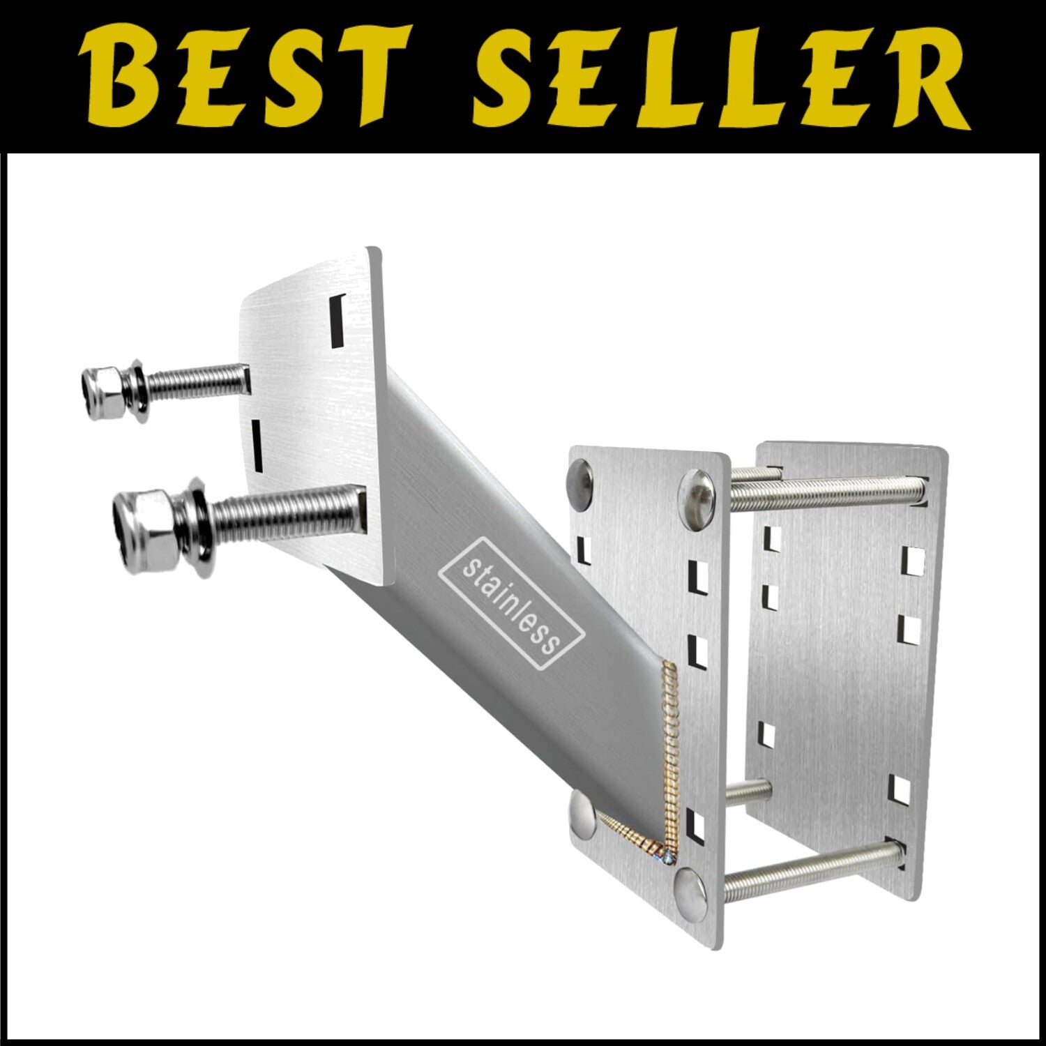Compact Spare Tire Carrier Bracket for Most Trailer Wheels - Rust Resistant