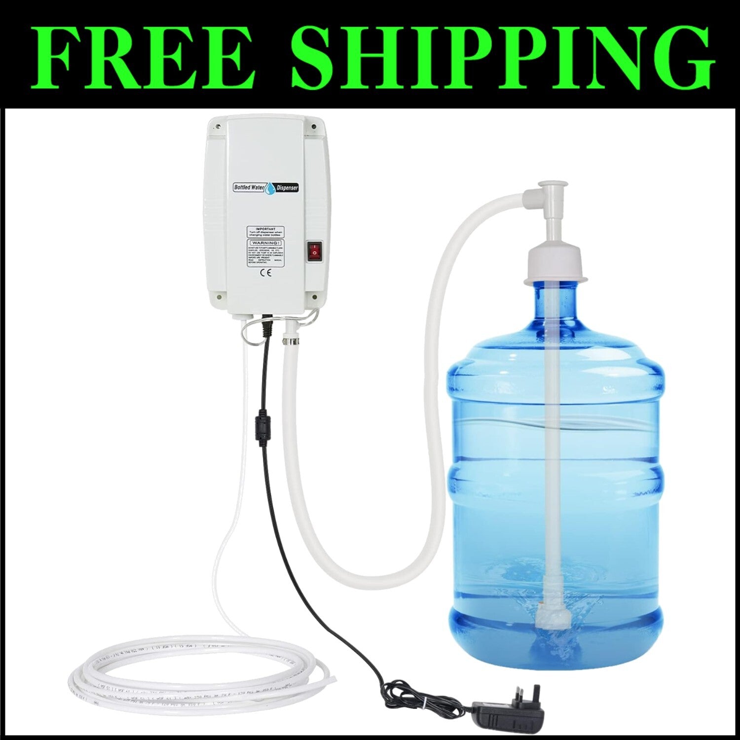 Electric 5 Gallon Water Dispenser with Automatic Shut Off - Quiet Operation