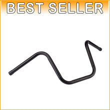 Load image into Gallery viewer, Stylish 10'' Rise 22mm Handlebars - Gloss Black for Motorcycle Bobber &amp; Chopper