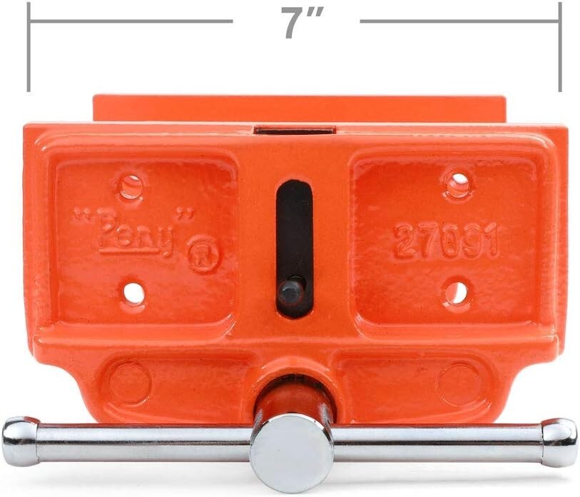 Stainless Steel Woodworker's Vise - 9" Jaw Width, Ideal for Home & Shop Use