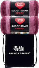 Load image into Gallery viewer, Creative Yarn Craft Essentials: 2-Skein Ombre Anemone with Project Bag Included