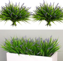 Load image into Gallery viewer, 24 Bundle UV Resistant Artificial Purple Flowers for Elegant Outdoor Decor