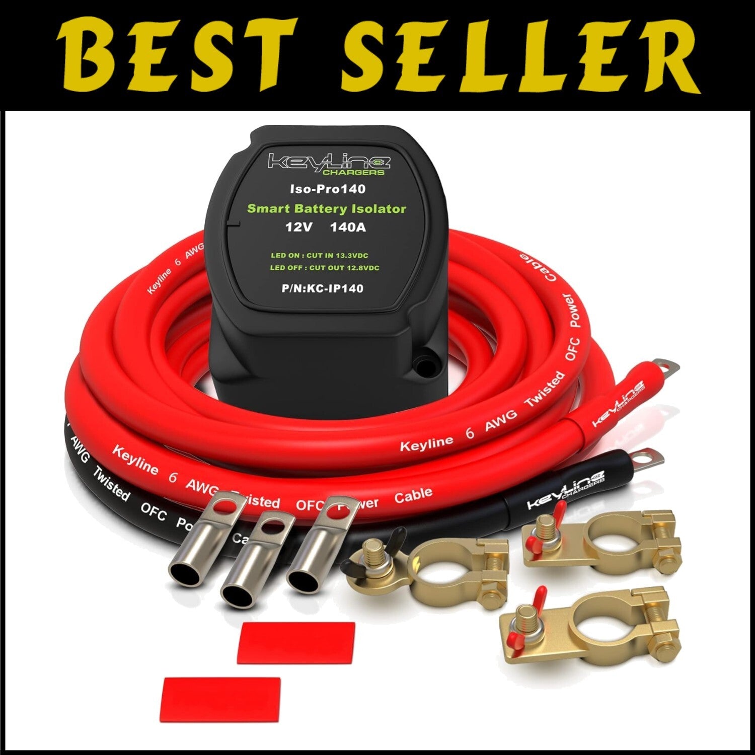 Complete 12V Dual Battery Kit - 140 Amp Relay, Easy DIY Installation Included