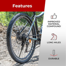 Load image into Gallery viewer, High-Quality 26 Inch Mountain &amp; Hybrid Tires with Inner Tubes - CE Certified