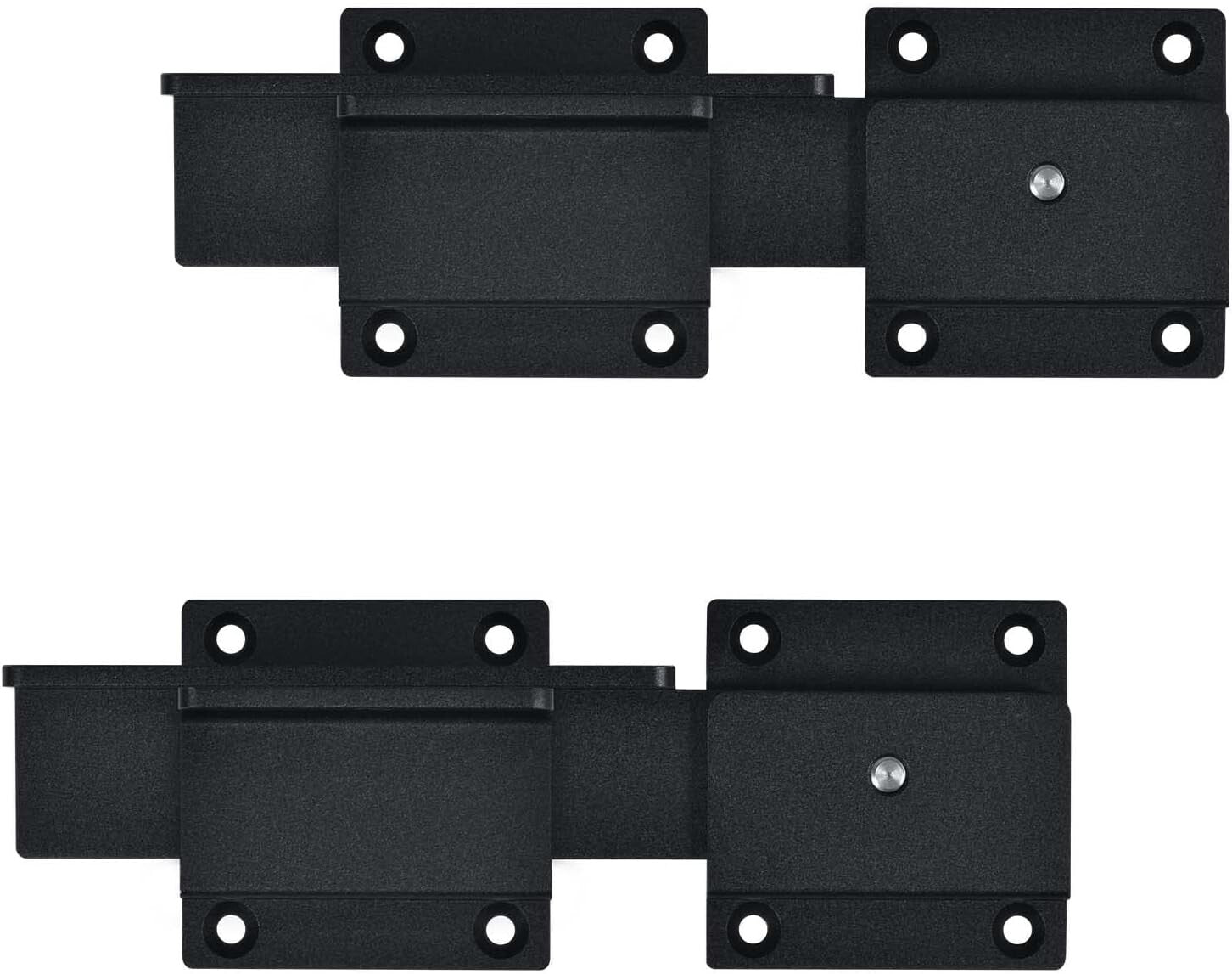 Quick-Install Heavy Duty Flip Gate Latch Lock with Rustproof Finish - 2-Pack