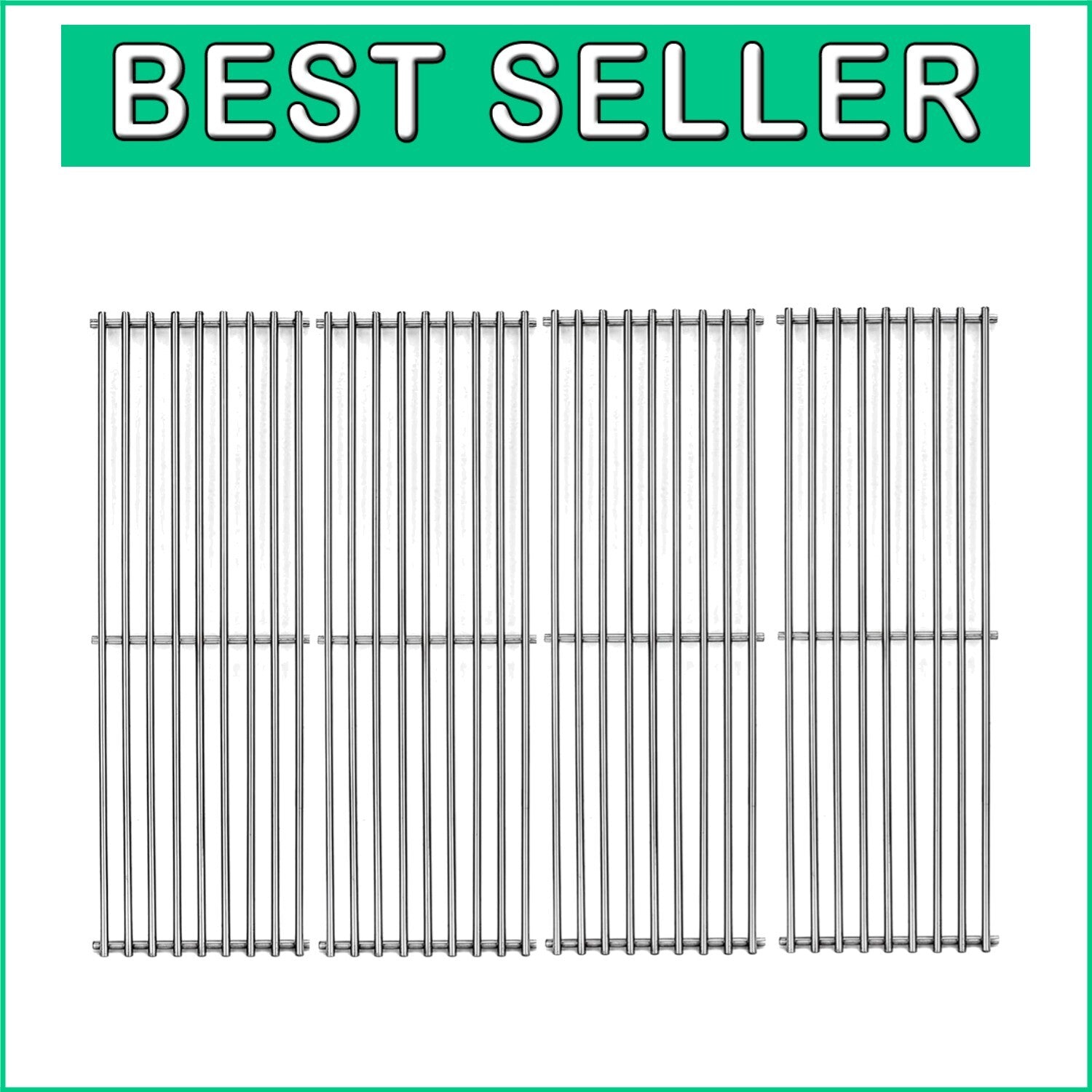 Chargriller Compatible 4-Pack Stainless Steel Cooking Grids - Durable & Reliable