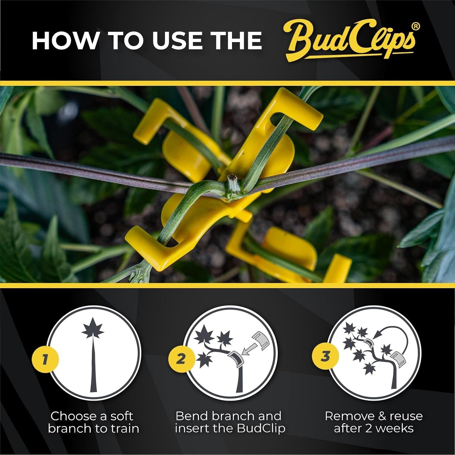 40 Durable BudClips - Enhance Light Penetration & Airflow for Thriving Plants