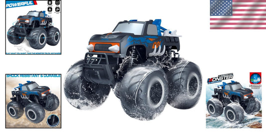 4WD Amphibious Remote Control Truck - Thrilling 1:16 Scale Toy for Kids