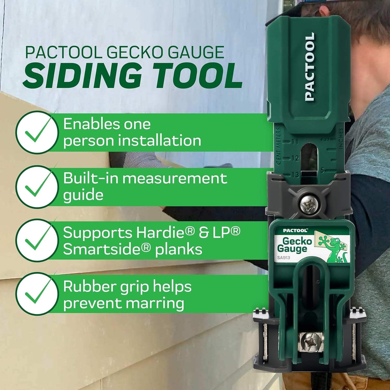 Adjustable Siding Gauge for Contractors - Perfect for Hardie & LP SmartSide