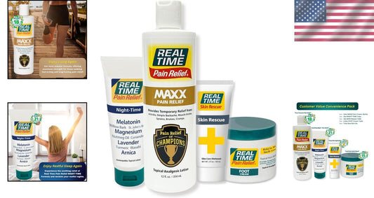 Family-Safe Natural Relief Bundle - 30% Off with MAXX, NIGHT-TIME & SKIN RESCUE