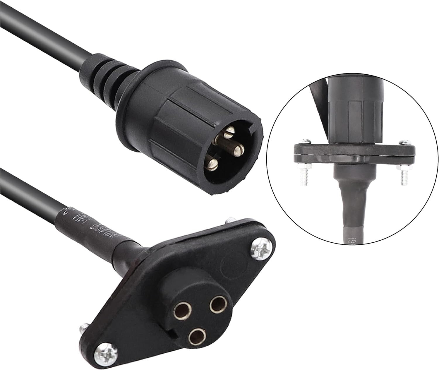 Heavy-Duty 12V Winch Solenoid Contactor with Pre-Wired Control Box & Hand Switch
