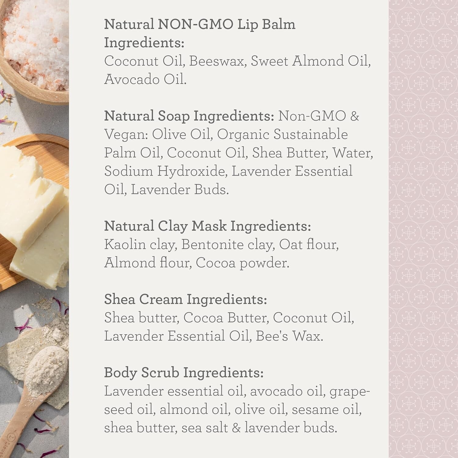 All-Natural 15 Piece Lavender Spa Gift Basket - Luxury Self-Care Essentials