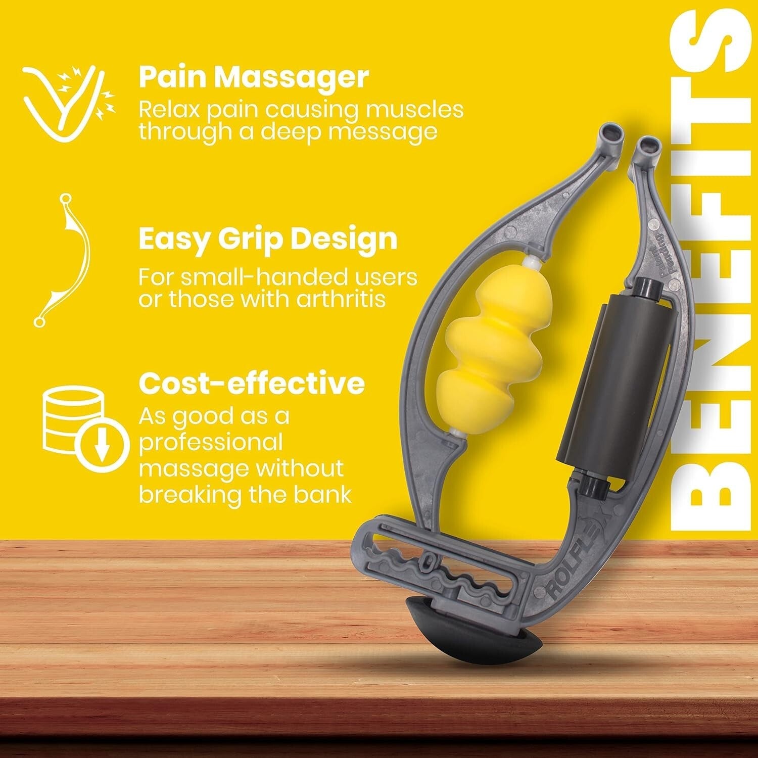 Ergonomic Muscle Roller for Arms & Legs – Enhances Recovery & Flexibility