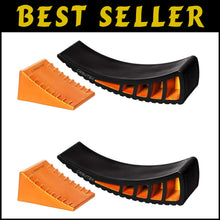 Load image into Gallery viewer, Quick &amp; Precise RV Levelers with Chocks – Dual Axle 2-Pack for Stress-Free Setup