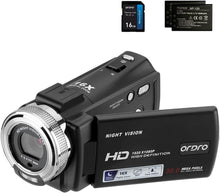 Load image into Gallery viewer, Infrared Night Vision 1080P Camcorder with 16GB Memory - Perfect for Adventurers