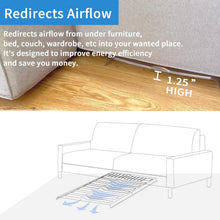 Load image into Gallery viewer, Premium Vent Deflector for Floor Registers Up to 12" - Extends 17-33" (2 Pack)