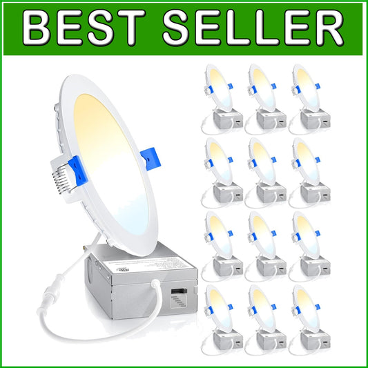 Energy-Efficient 6 Inch LED Recessed Lighting - 1050LM - ETL Certified Set