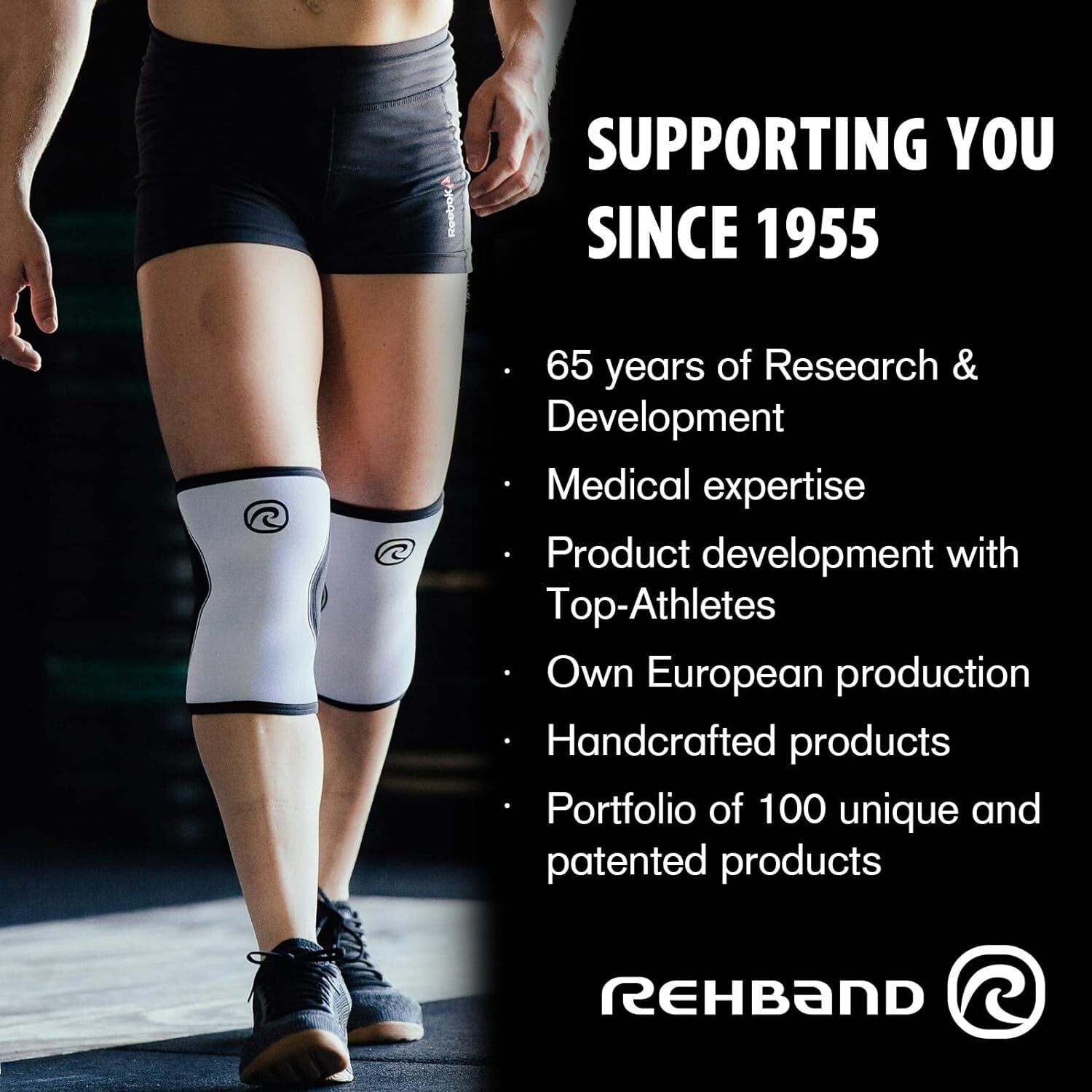 5mm Neoprene Knee Sleeves - Durable Support for Powerlifting & Cross-Training