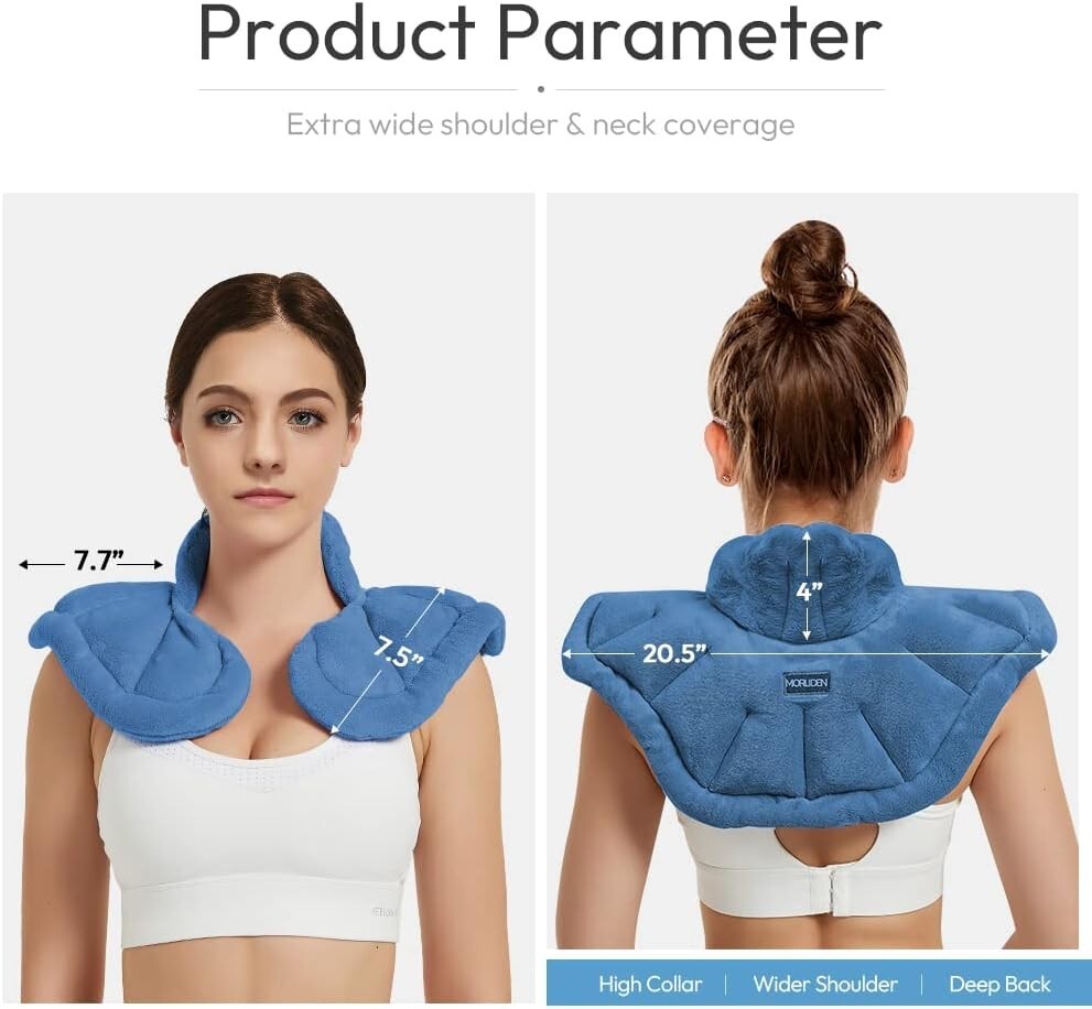 Herbal-Filled Microwave Neck Wrap - Versatile Hot and Cold Therapy for All Ages