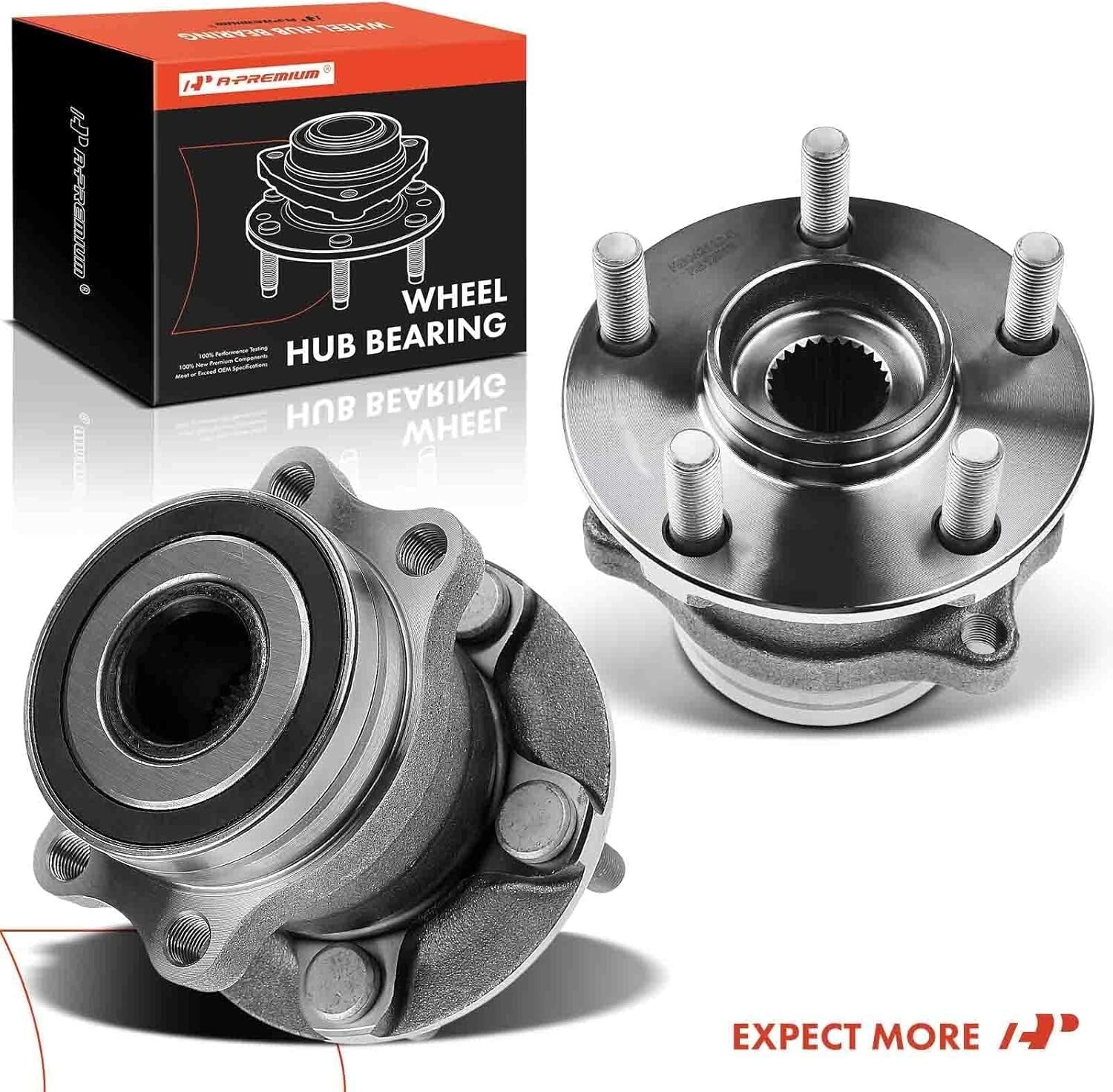 Durable 2-Pack Rear Wheel Bearing Hub Assembly for Subaru Vehicles 2012-2021