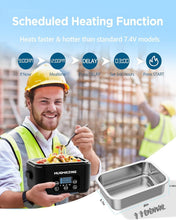 Load image into Gallery viewer, 1100ML Cordless Electric Lunch Box - Ideal for Office, Outdoor, and Road Meals