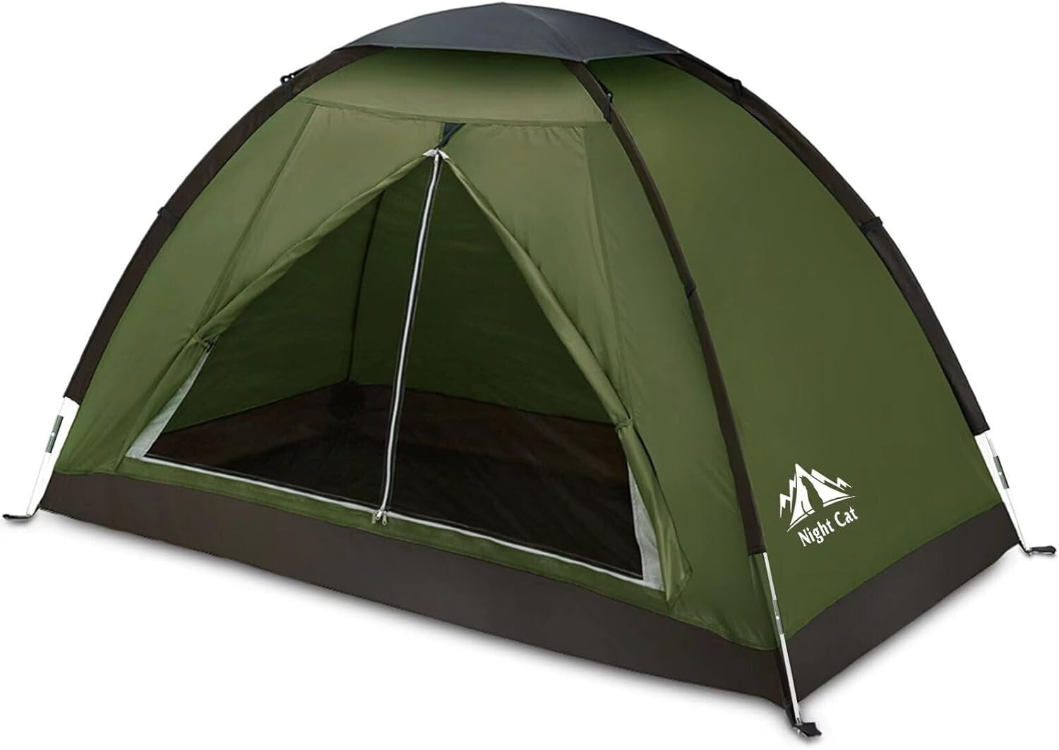Compact 1-Person Camping Tent with Heavy Rainproof Design - Perfect for Scouts