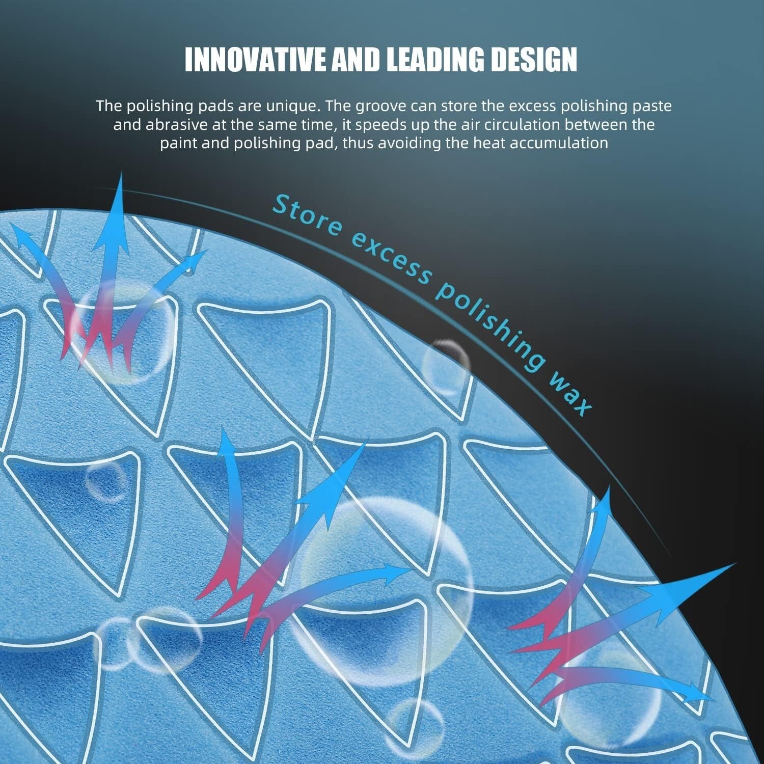 Professional Quality 7-Inch Buffing Pads Set - Ideal for Cars, Boats & Glass