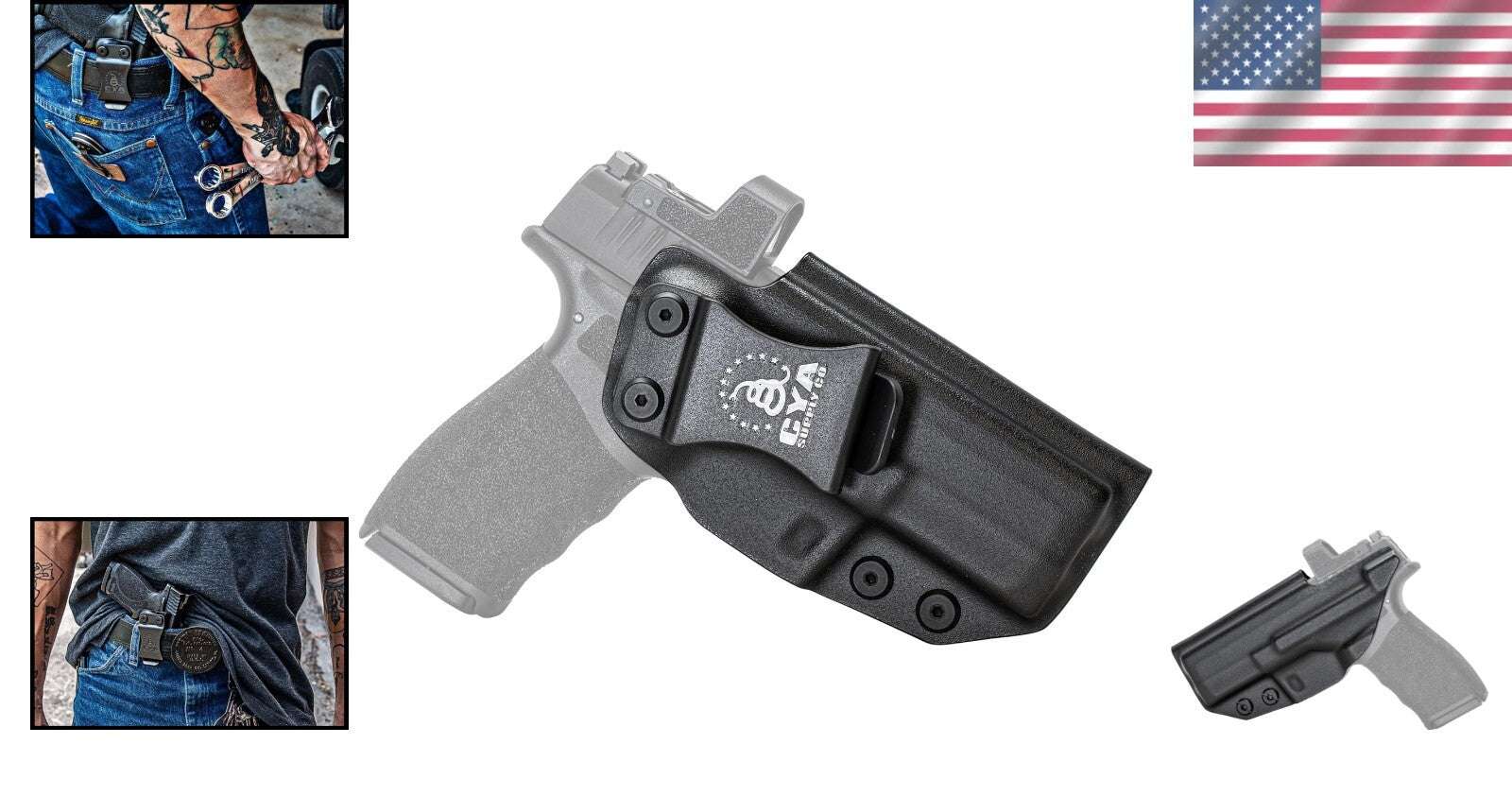 Lightweight Optics Ready Inside Waistband Holster for Springfield Hellcat Pro