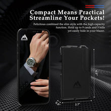 Load image into Gallery viewer, Minimalist RFID-Blocking Wallet for Men - Leather Bifold with Easy Card Access