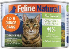 Load image into Gallery viewer, Hydration-Boosting Grain-Free Chicken &amp; Lamb Feast - 6 Oz Cans for All Cats