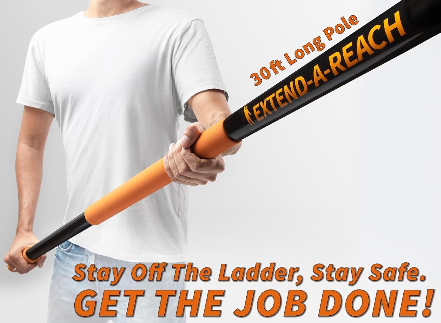 7-30 ft Telescopic Window Washing Kit - Ultimate Cleaning Tool with 36+ ft Reach