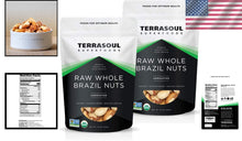 Load image into Gallery viewer, Organic Raw Brazil Nuts 2 Lbs - Unsalted, Rich in Selenium, Vegan &amp; Gluten-Free