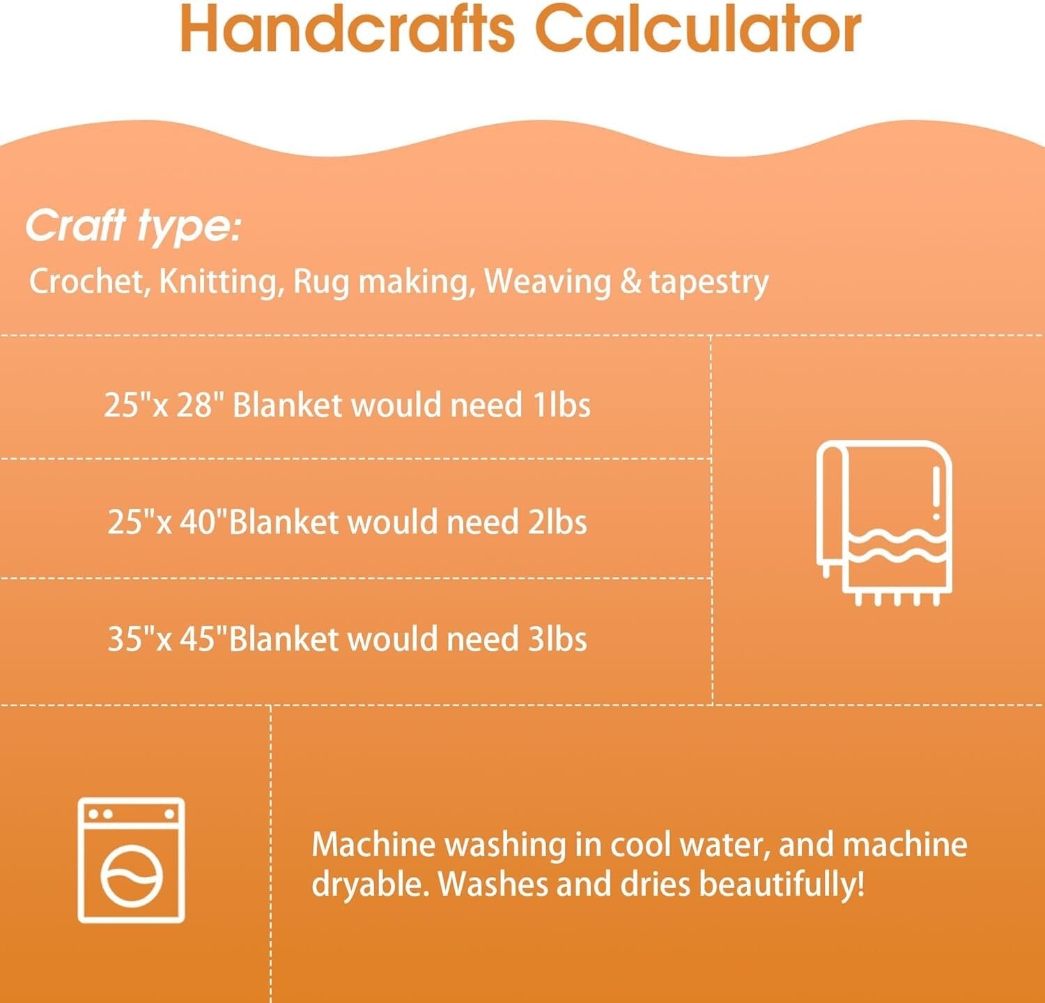 Chunky Knit Yarn Set - 12 Pack Orange Gradient for Cozy Hand Knitting Projects