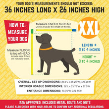 Load image into Gallery viewer, Spacious 39.5 Inch XXL Plastic Dog Crate with Easy Assembly &amp; Transport