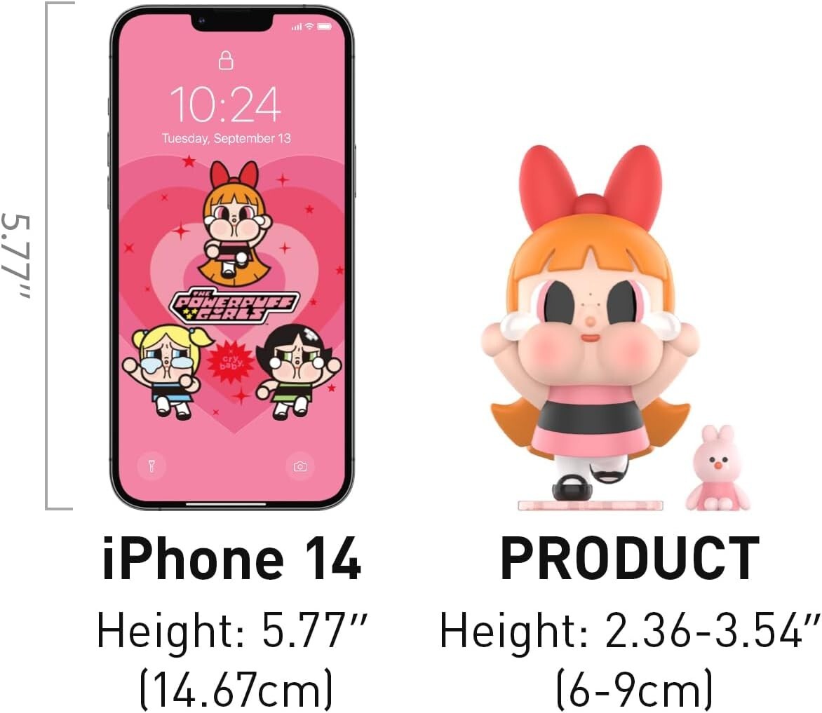 CRYBABY 12PC Blind Box Figures Set - Safe, Random Toy Collectibles for Kids