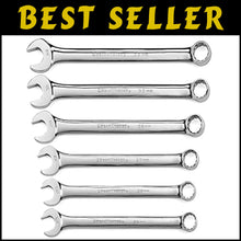 Load image into Gallery viewer, Long Pattern Metric Wrench Set with Tool Roll - 6 Durable Alloy Steel Pieces