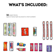 Load image into Gallery viewer, Gourmet Birthday Treats Box - 50 Snack Variety Pack Perfect for Celebrations