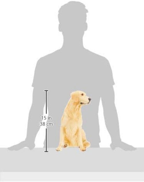 Charming Hand-Painted Golden Retriever Dog Figurine - Perfect Gift & Decor