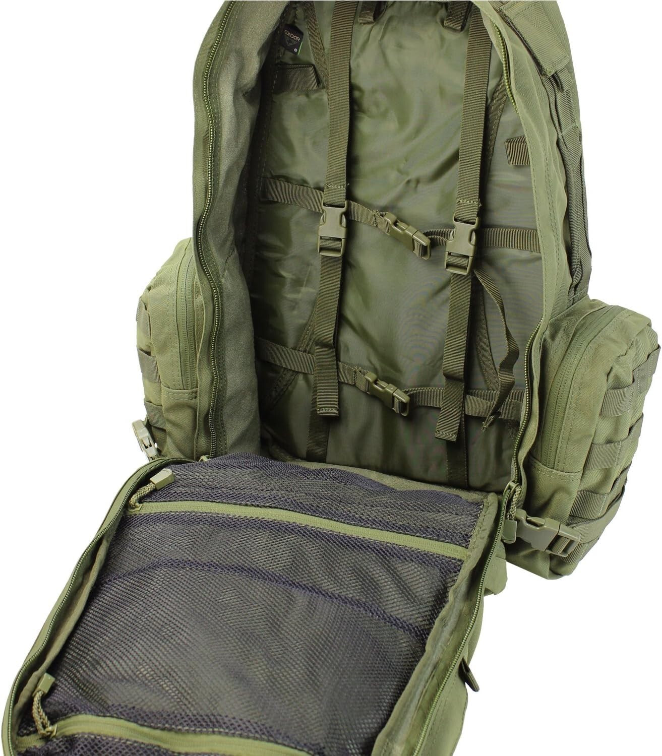 Durable 50L Tactical Assault Pack - Hydration-Compatible with Comfort Features