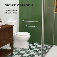 Load image into Gallery viewer, Elegant 24 Inch Chrome Grab Bar Set - Anti-Slip Handrails for Enhanced Safety