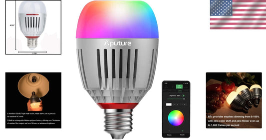 LED Accent B7C 7W RGBWW Bulb with App, Unlimited Color Flexibility & Dual Power