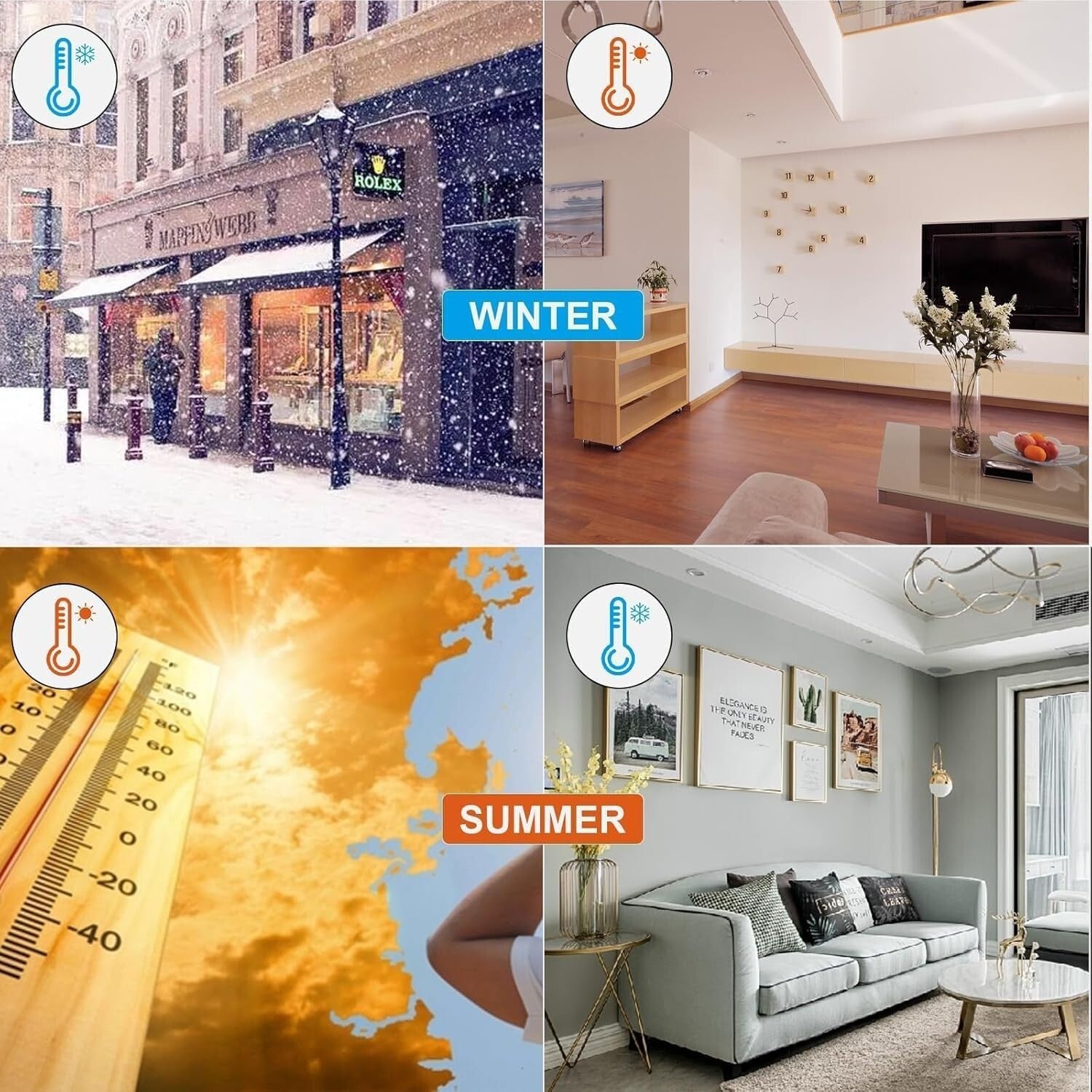 40ft Windproof Silicone Weather Stripping for Doors & Windows - Soundproof Seal