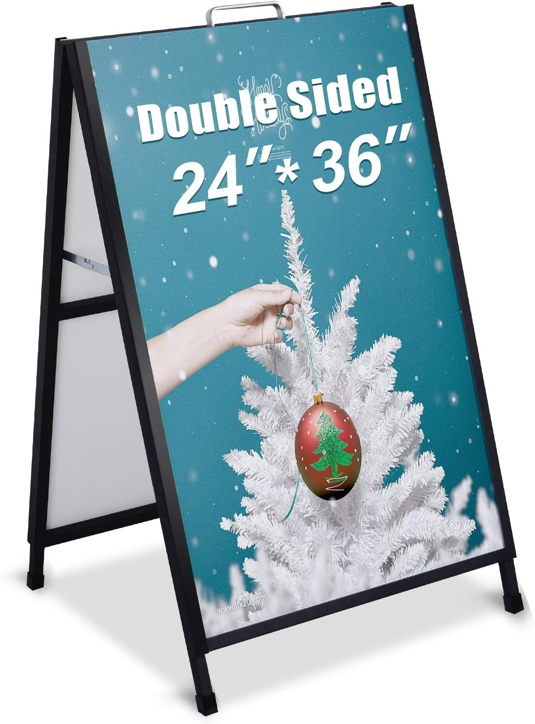Attractive Heavy-Duty Portable Sidewalk Sign - 24"x36" for Restaurants & Events