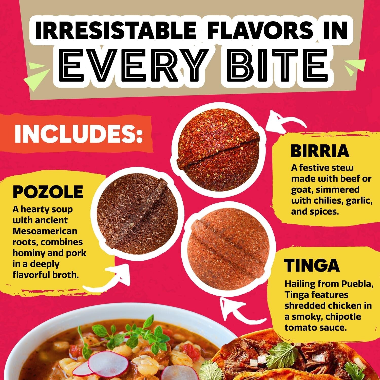 Gourmet Mexican Spice Mix - Pozole, Tinga & Birria Bombs for Restaurant Dishes