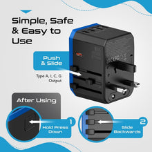 Load image into Gallery viewer, All-in-One 70W GaN Charger for International Devices + Child Safety Features
