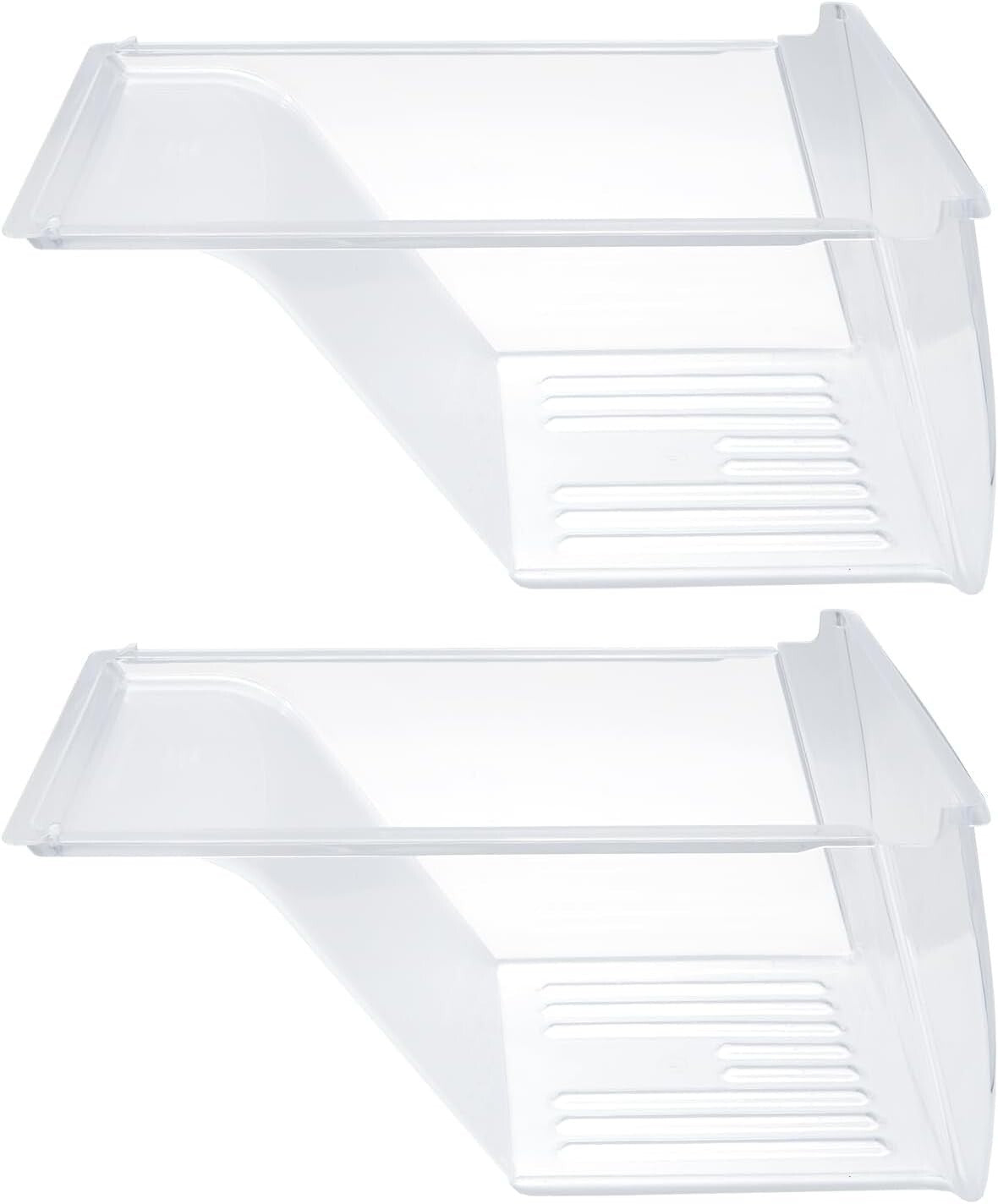 Durable 2-Pack Refrigerator Crisper Drawers - Frigidaire & Kenmore Compatible