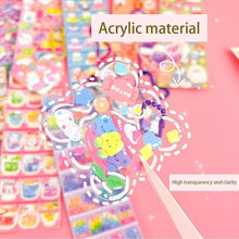 Load image into Gallery viewer, Fun and Educational Goo Card Sticker Kit for Creative Girls - 10.62" x 6.69"