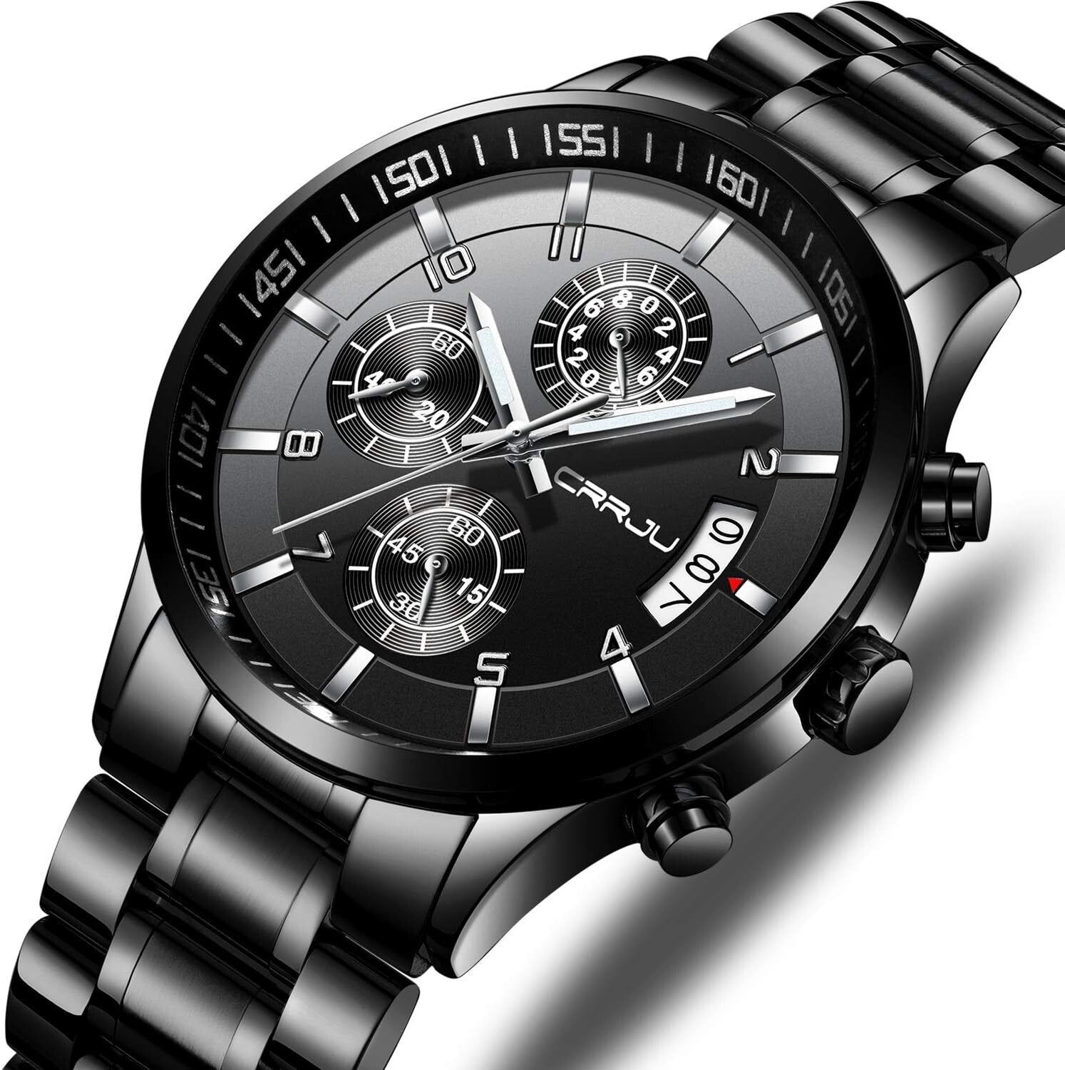 Stylish Men’s Stainless Steel Watch - Durable Waterproof Design & Gift Ready