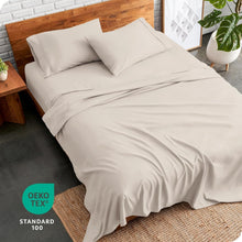 Load image into Gallery viewer, All-Season Luxury King Sheet Set - Lightweight Microfiber with Deep Pockets